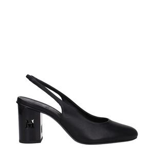 Max Mara Black Leather High Heel Women's Pumps
